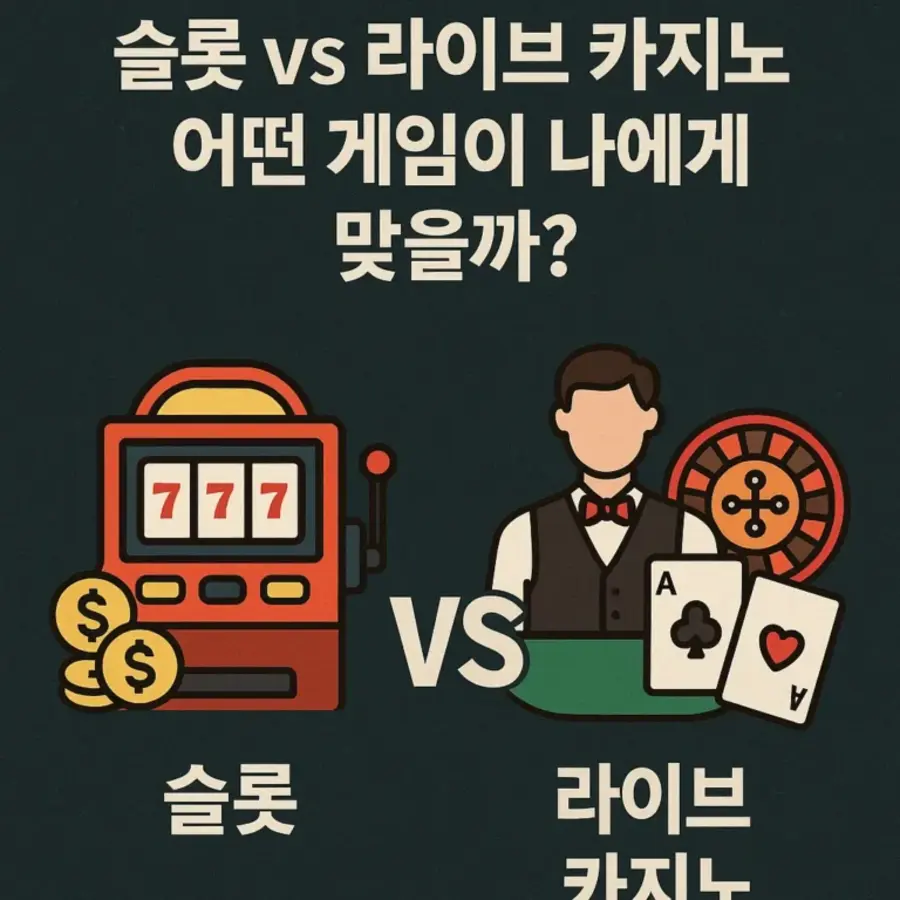 Slots vs Live Casino: Which One Suits You?
