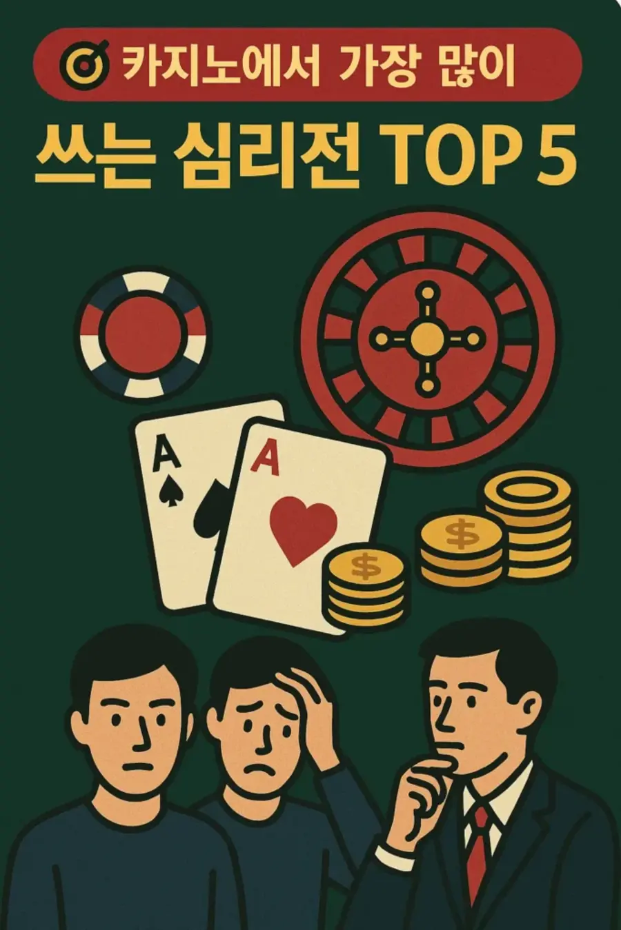 Top 5 Mind Games Most Used in Casinos