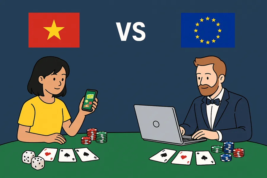 How Do Online Casino Cultures Differ Between Southeast Asia and Europe?