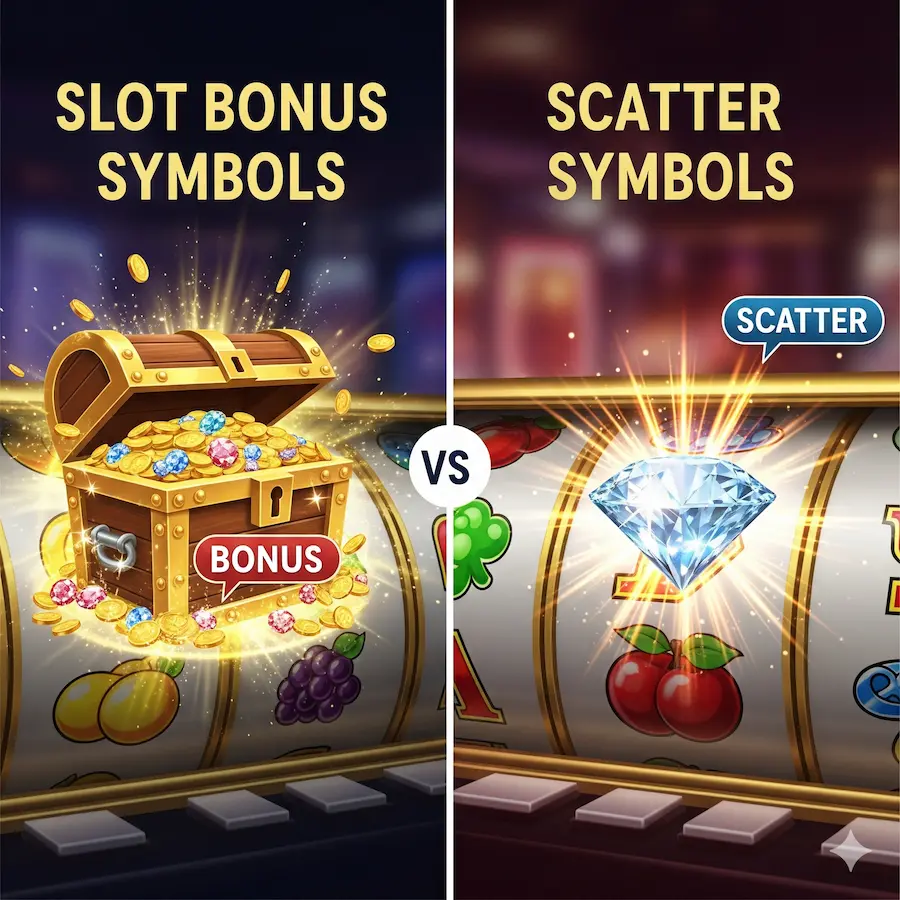 The Difference Between Slot Bonus Symbols and Scatter Symbols