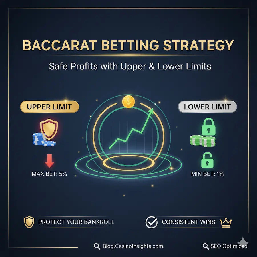 Baccarat Upper and Lower Betting Limit Strategy
