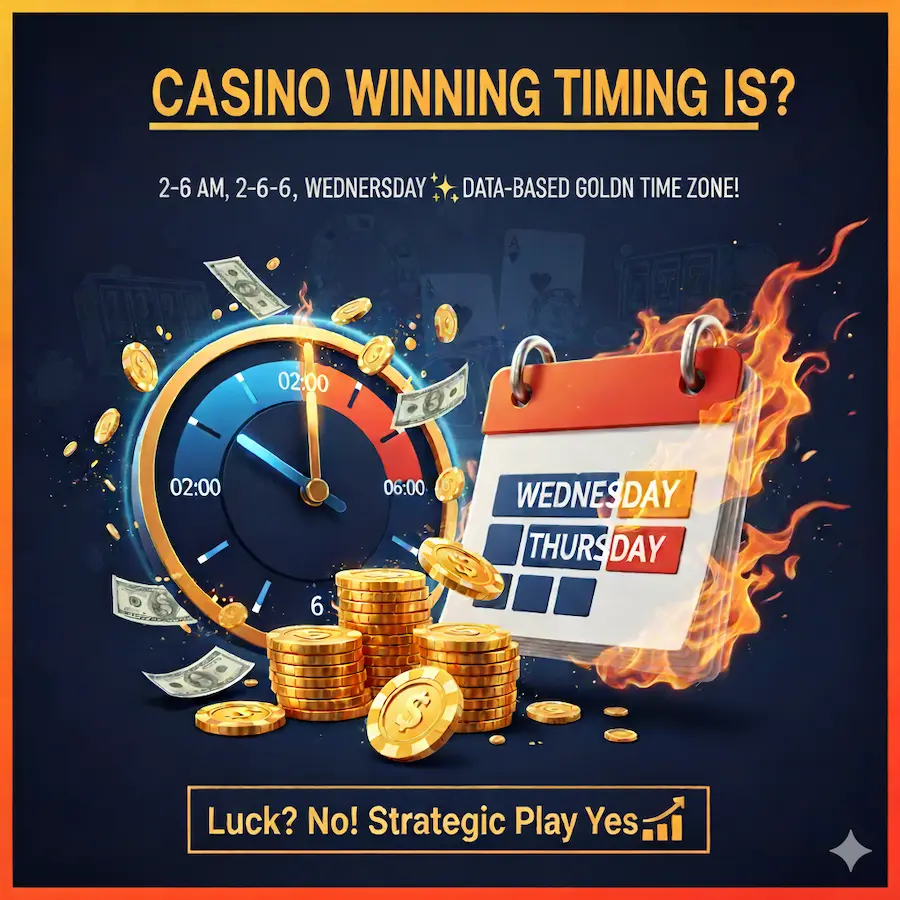 The Days and Hours With the Highest Casino Win Rates