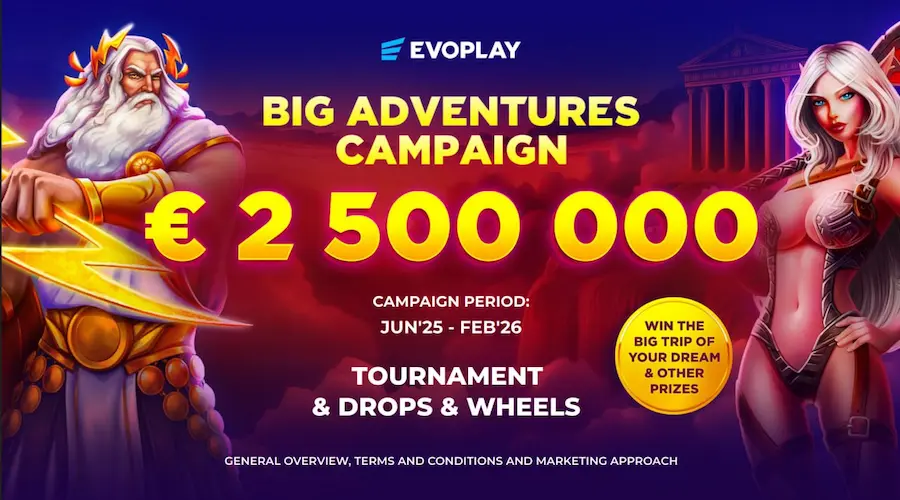 EVOPLAY November Slot Promotion: A Big Adventure Begins -Ended-