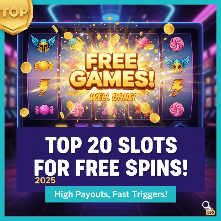 TOP 20 Slots with Frequent Free Games