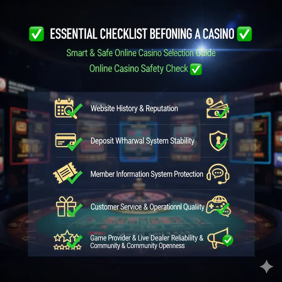 Essential Checklist Before Using a Casino