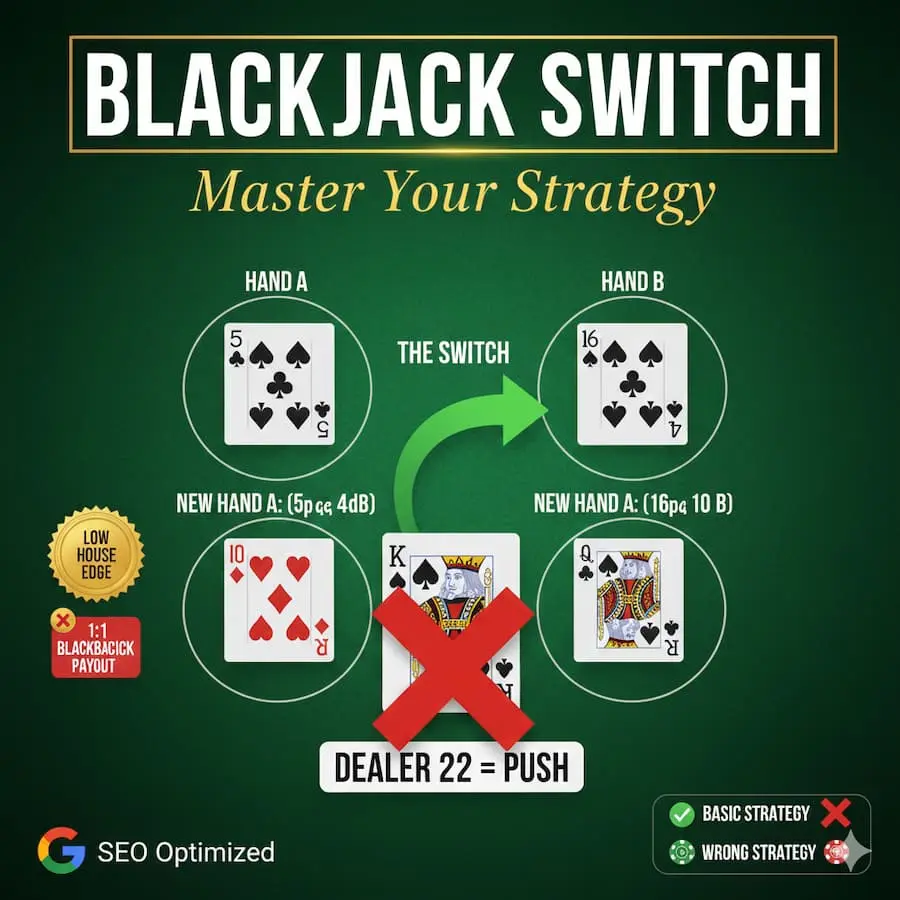 Blackjack Switch Rules and Strategy Guide