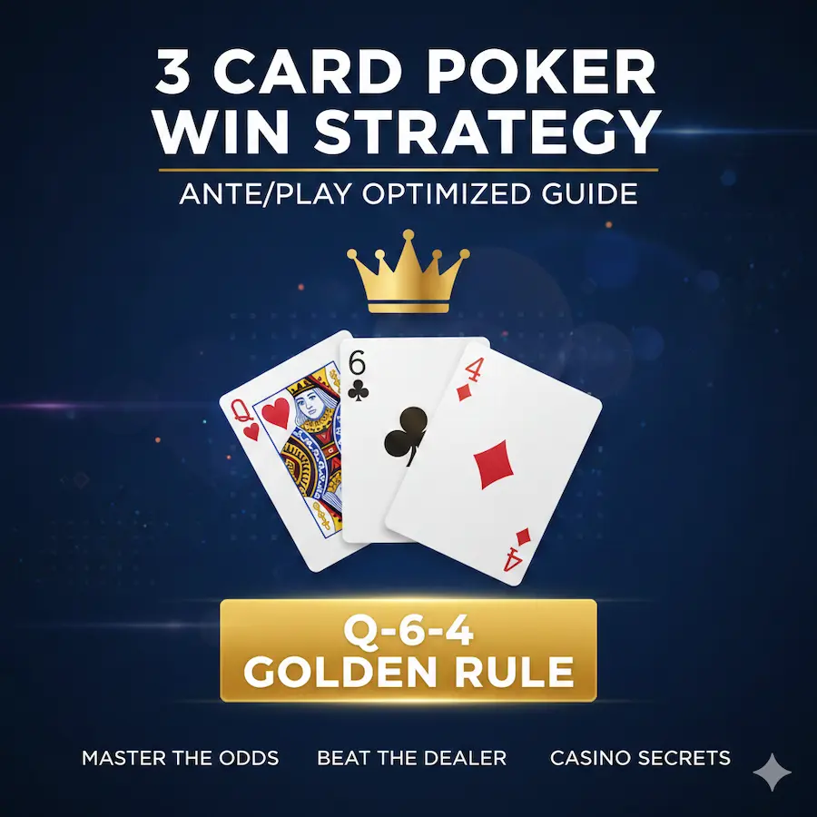 A Complete Guide to Ante/Play Strategy in Three Card Poker