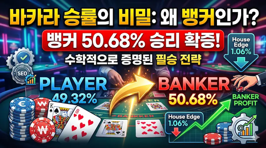 The Secret to Baccarat Win Rates โ Why Do Experts Always Bet on 'Banker'?